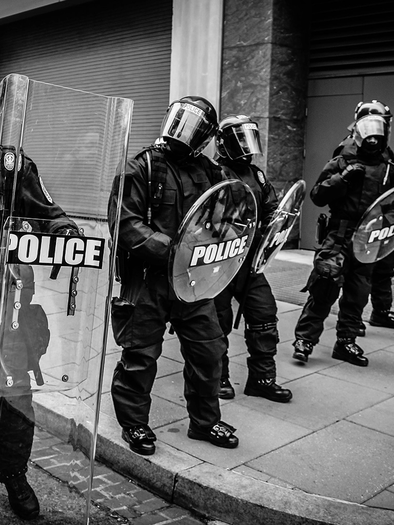 carousel police riot squad